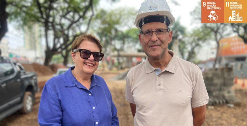 Prefeita de Juiz de Fora vistoria obras estratégicas no município, que somam R$ 16 milhões em investimentos