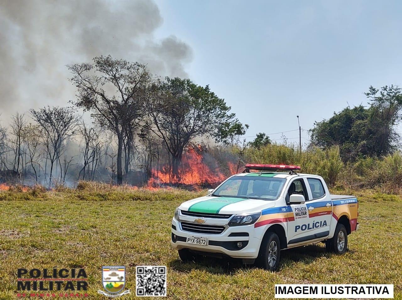 Polícia Militar de Minas Gerais Autua Autor de Incêndio Florestal em Quase R$11 Milhões