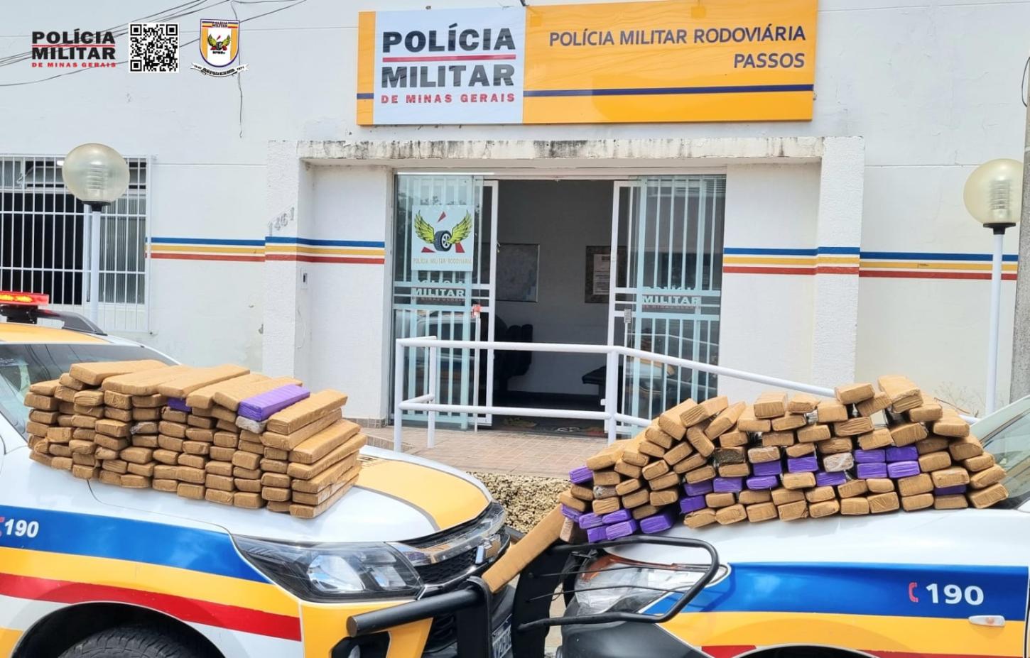 Homem é Preso com 172 Tabletes de Maconha na MG-050, em Alpinópolis