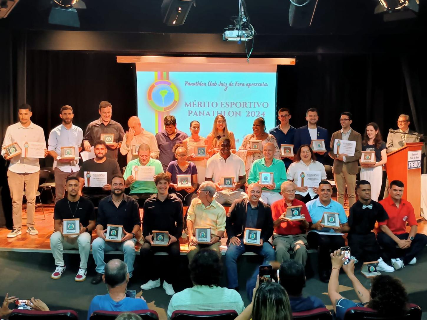 Mérito Esportivo Panathlon Club entrega premiação para esportistas de Juiz de Fora que se destacaram em 2024