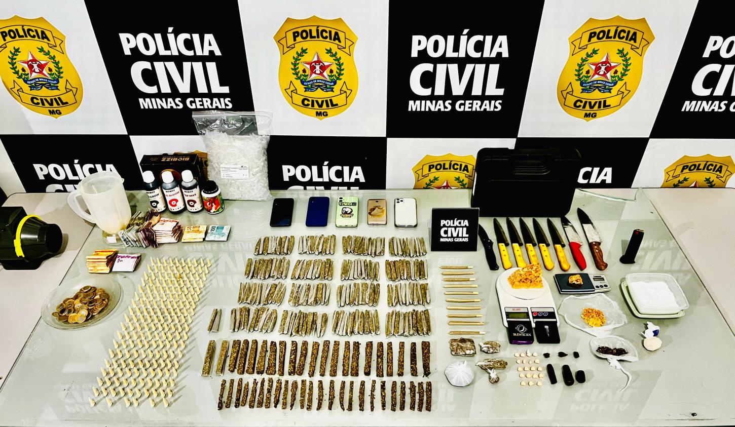 Operação Deméter: Polícia Civil desmantela bunkers do tráfico em Ubá e apreende granadas e grande quantidade de drogas