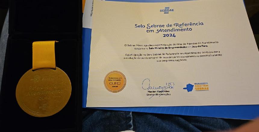 Sala do Empreendedor de Juiz de Fora Recebe Selo Ouro do Sebrae por Excelência no Atendimento