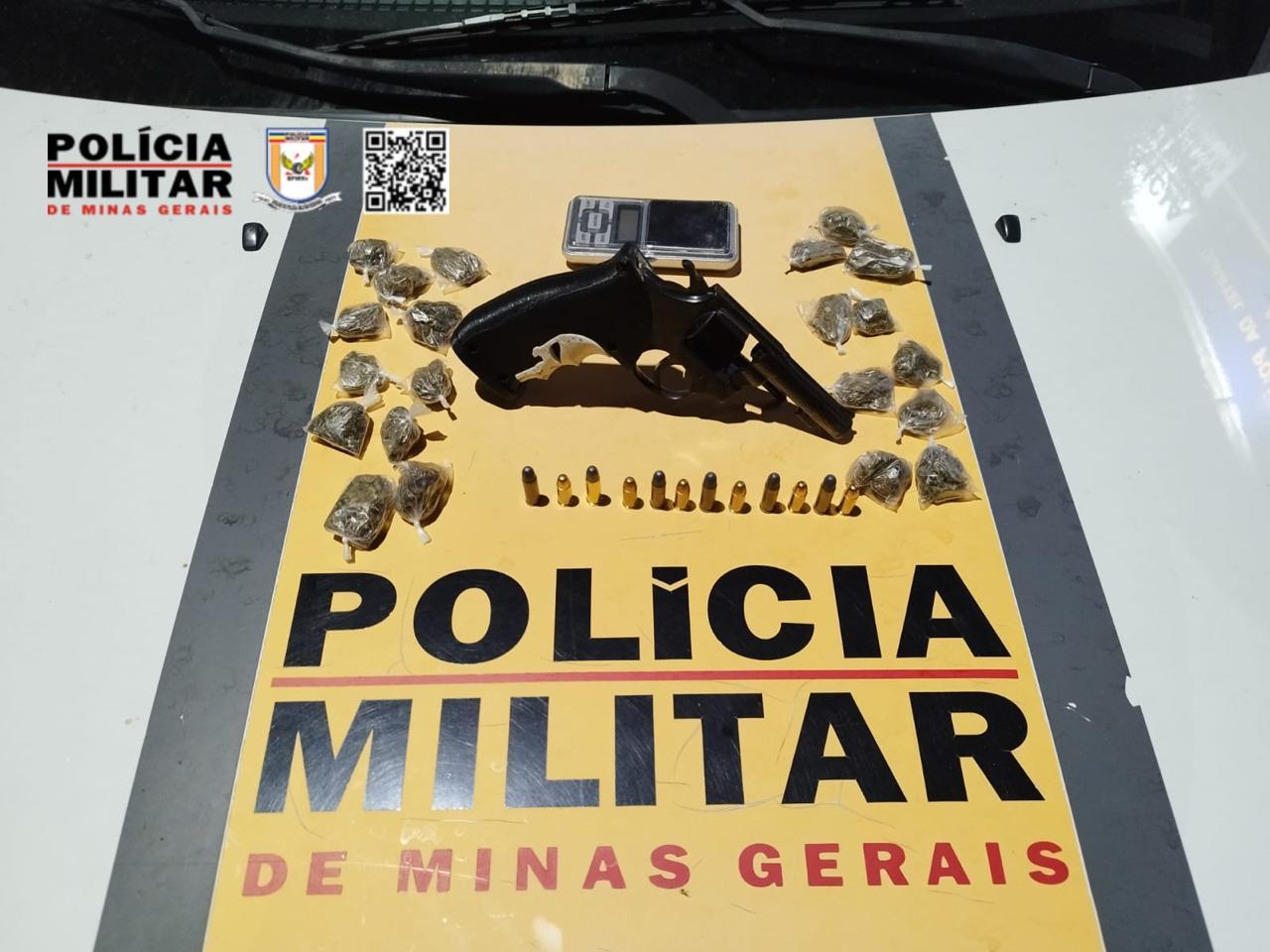 Tráfico de Drogas e Posse Ilegal de Arma de Fogo: Homem é Preso em Tiradentes pela Polícia Militar Rodoviária