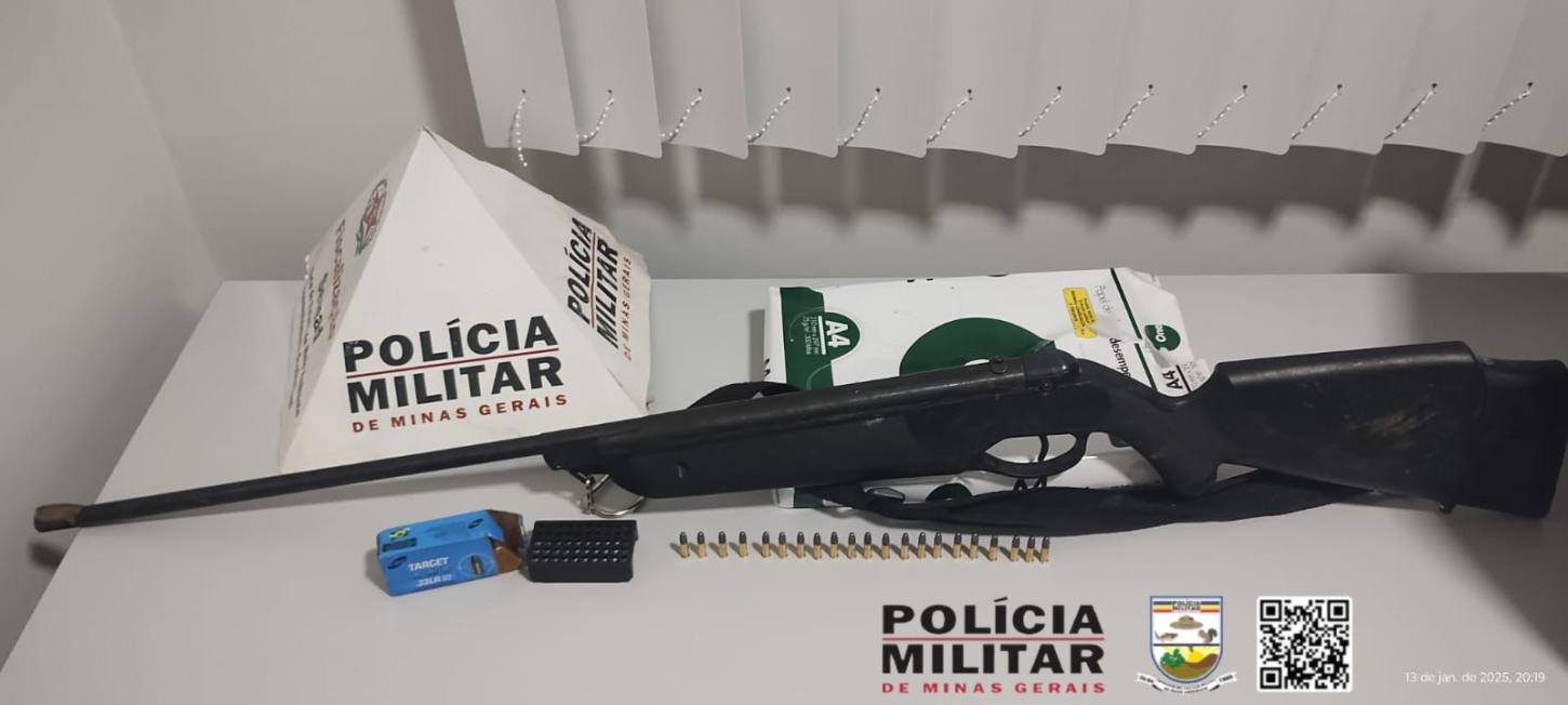 Batalhão de Polícia Militar de Meio Ambiente Realiza Operação e Apreende Arma de Fogo em João Pinheiro
