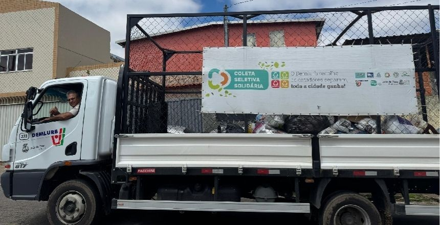 Coleta Seletiva na Praça da Estação nesta quinta-feira (23)