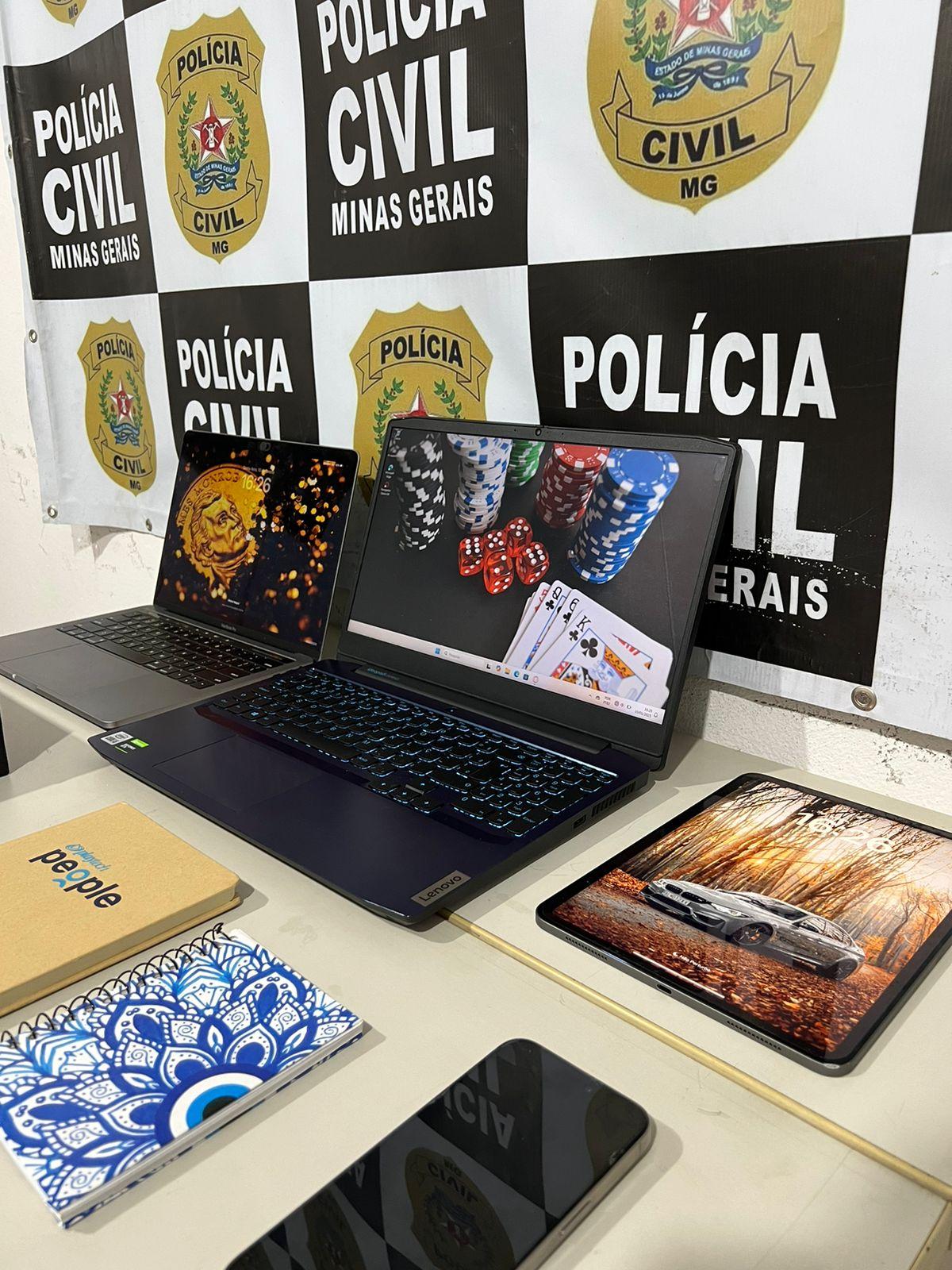 Juiz de Fora: PCMG prende suspeito por lavagem de dinheiro e jogos de azar