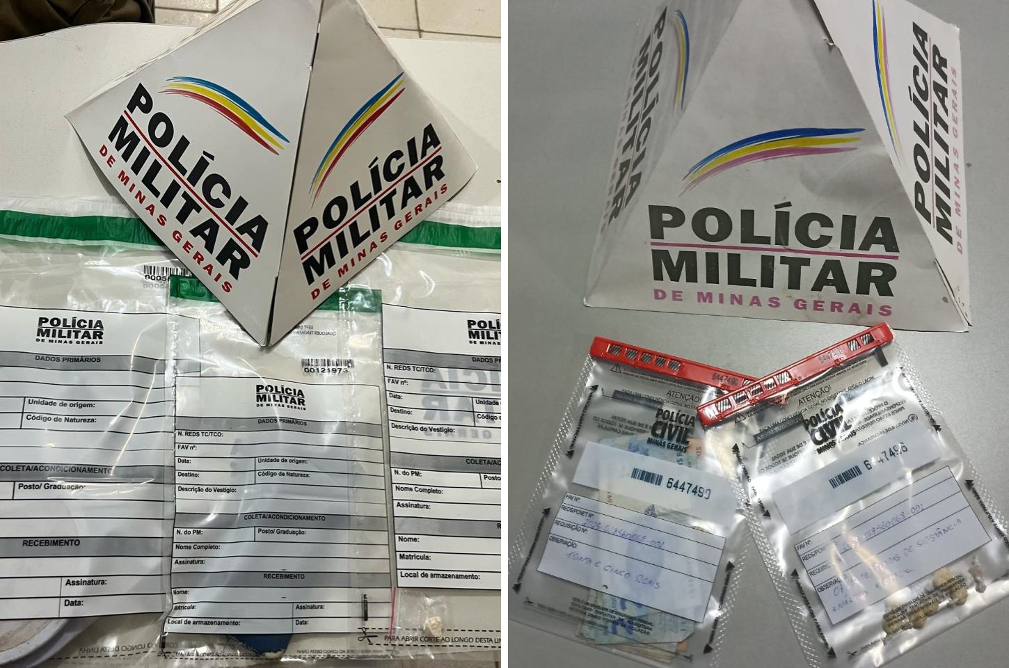 Polícia Militar prende suspeitos por tráfico de drogas e captura foragido na região