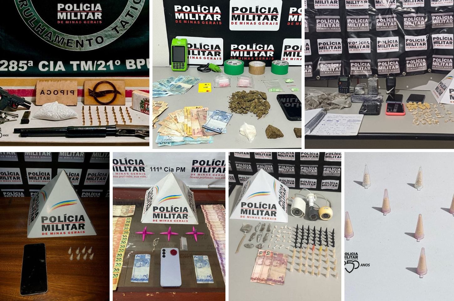 Polícia Militar realiza diversas operações contra tráfico de drogas na Zona da Mata; Armas e veículos clonados são apreendidos