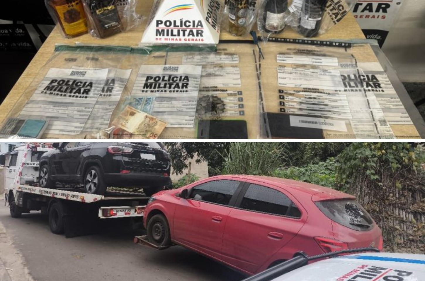 Operação prende quatro por tráfico de drogas em Congonhas; PM encontra “escritório do crime” em casa no bairro Alvorada
