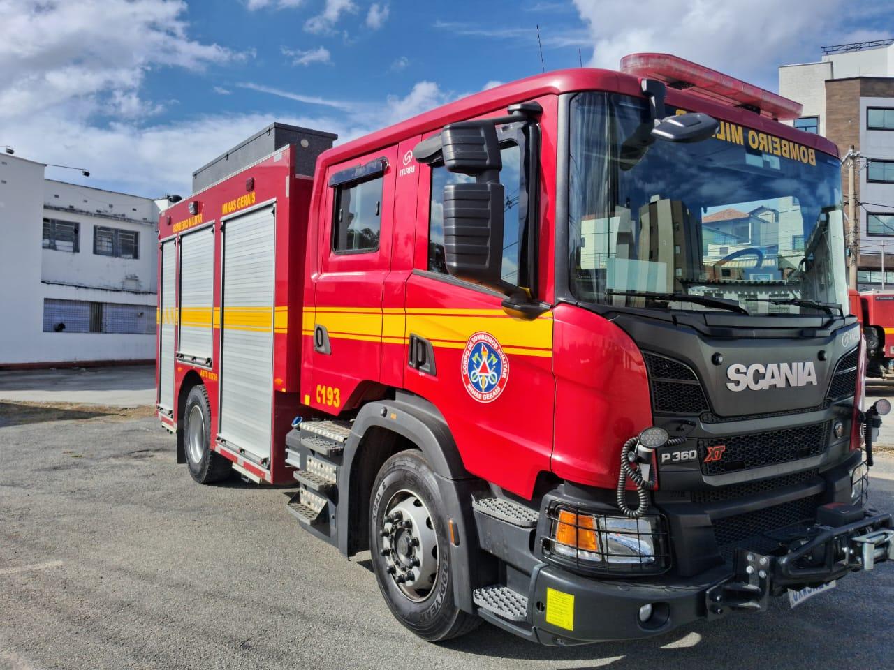 Barbacena ganha reforço de peso: novo caminhão do Corpo de Bombeiros entra em operação
