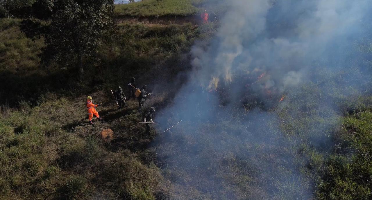 Bombeiros formam brigadistas florestais em Lafaiete