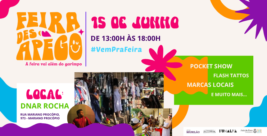 Centro Cultural Dnar Rocha recebe Feira Des-Apego neste domingo, 15