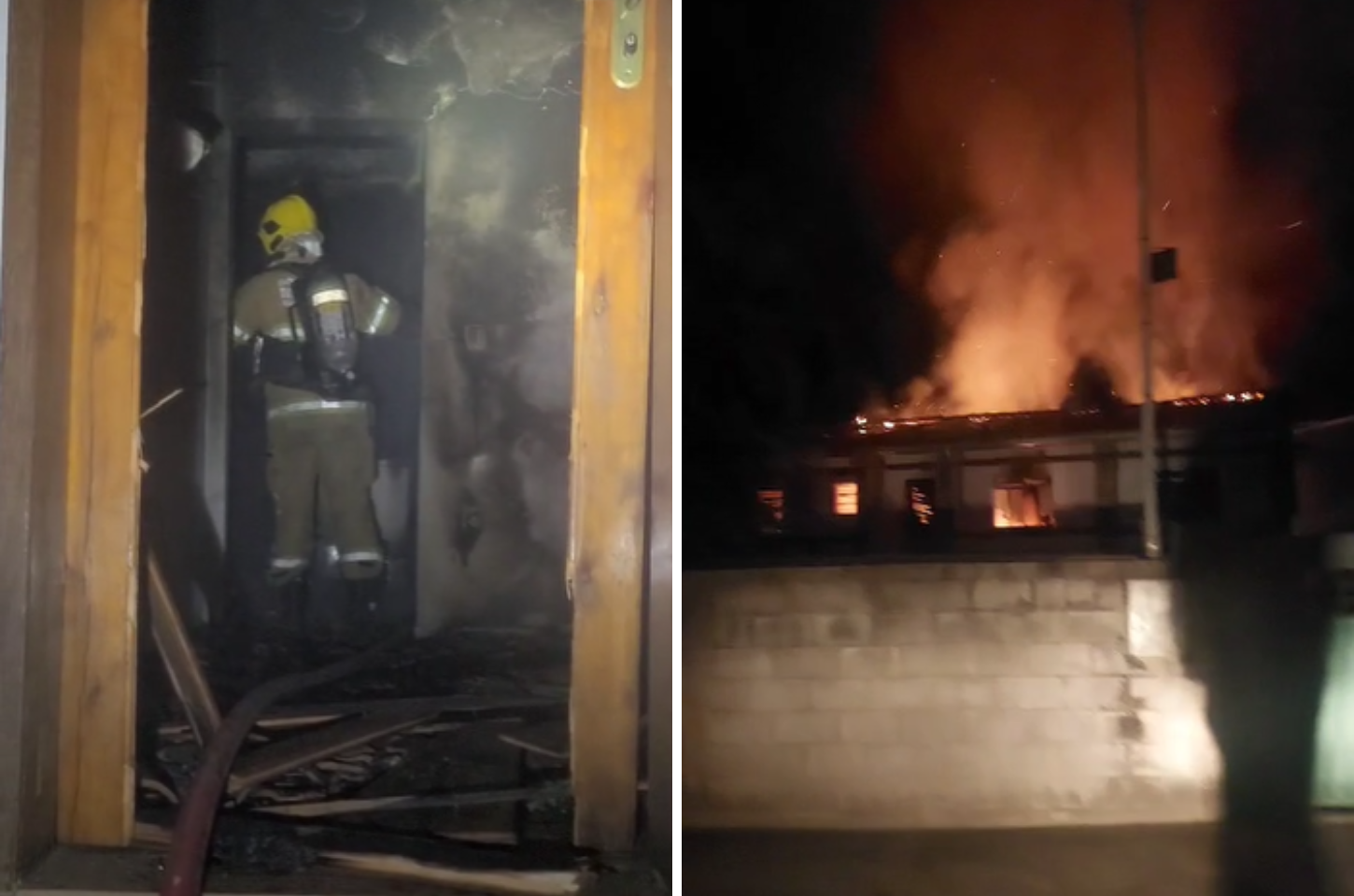 Incêndio atinge casa em Correio de Almeida