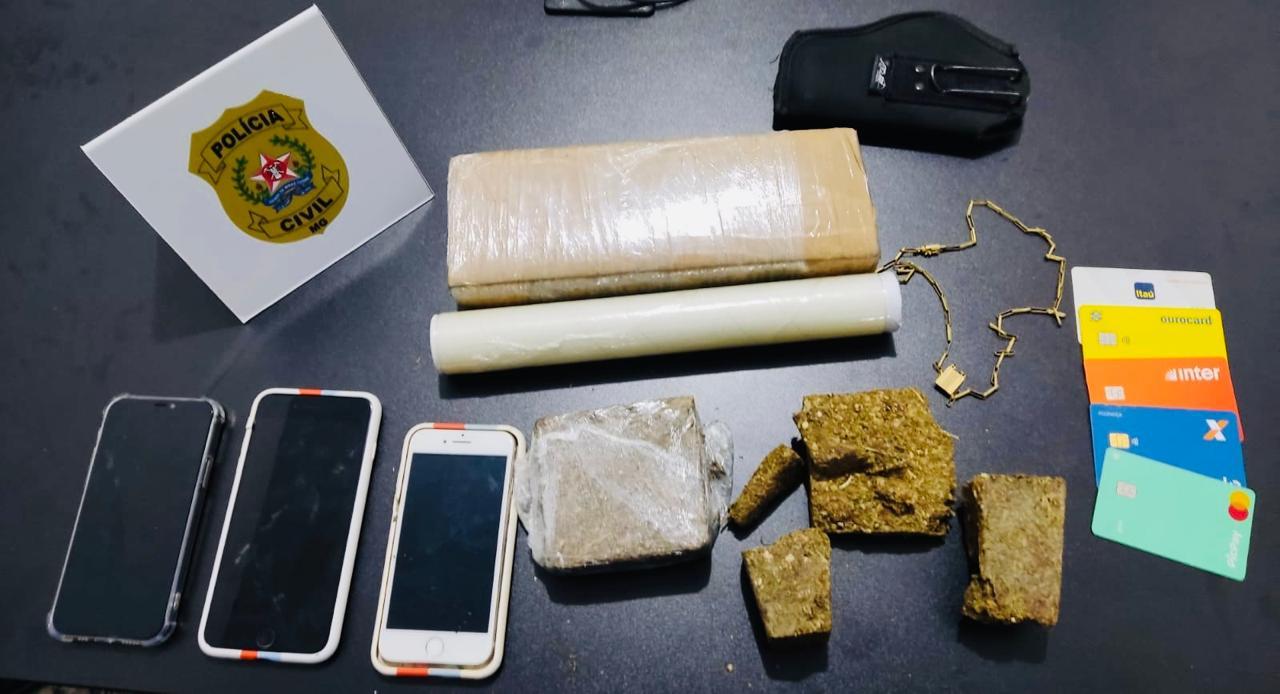 Polícia Civil prende dois homens por tráfico de drogas em Muriaé