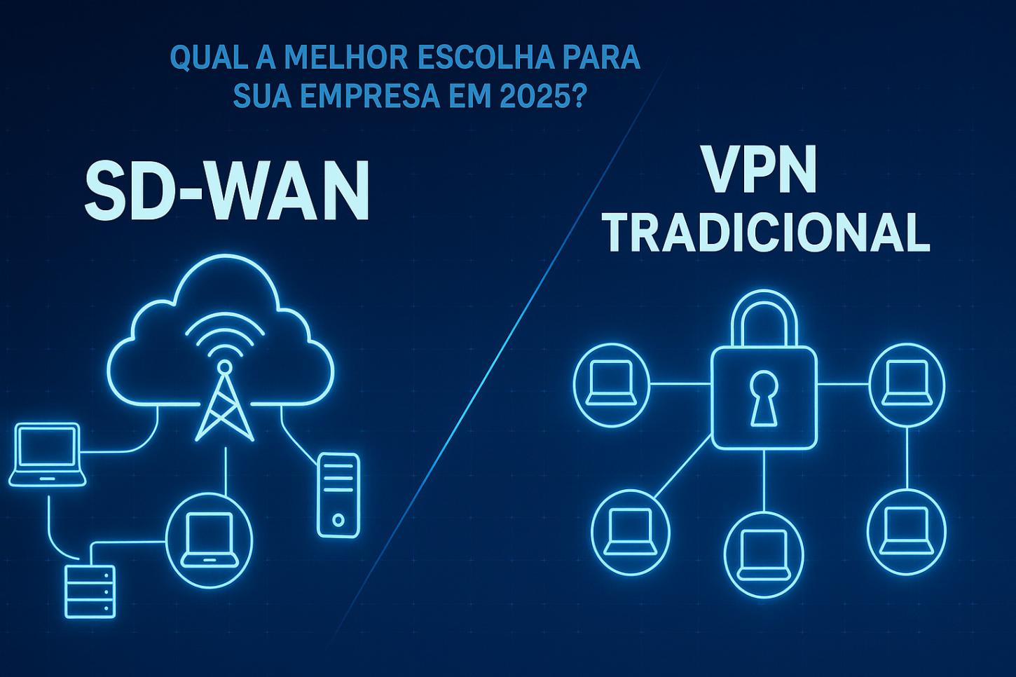 SD-WAN vs VPN Tradicional: Qual a Melhor Escolha para Sua Empresa em 2025?