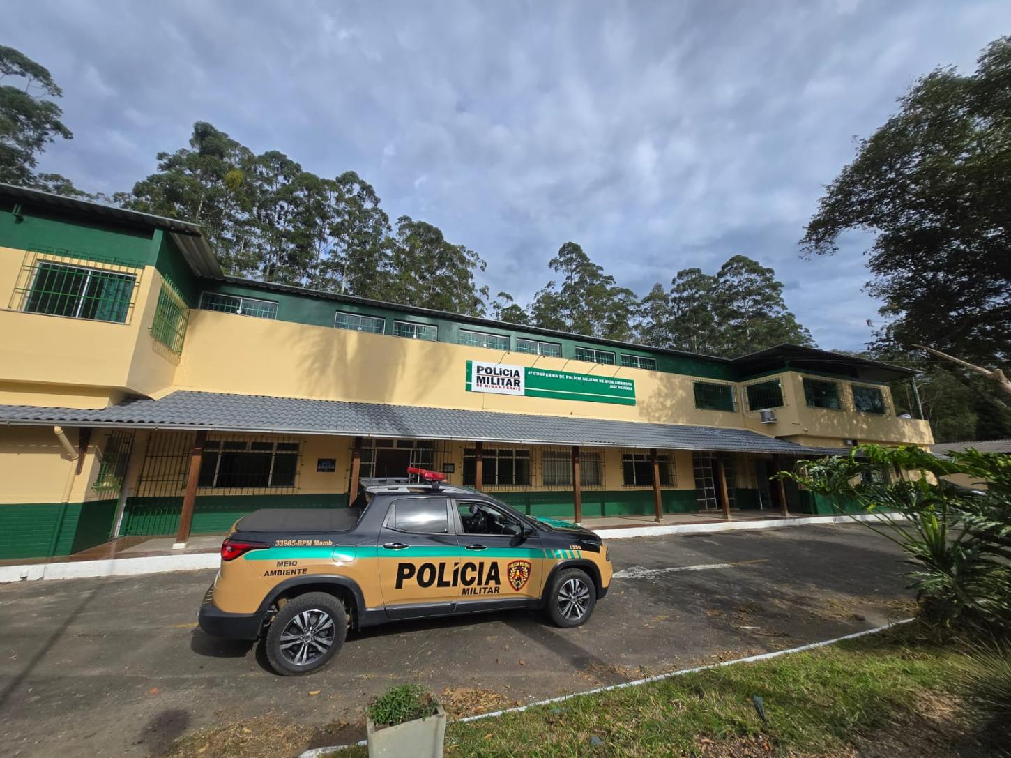 Polícia Militar inaugura sede revitalizada da 4ª Companhia de Meio Ambiente