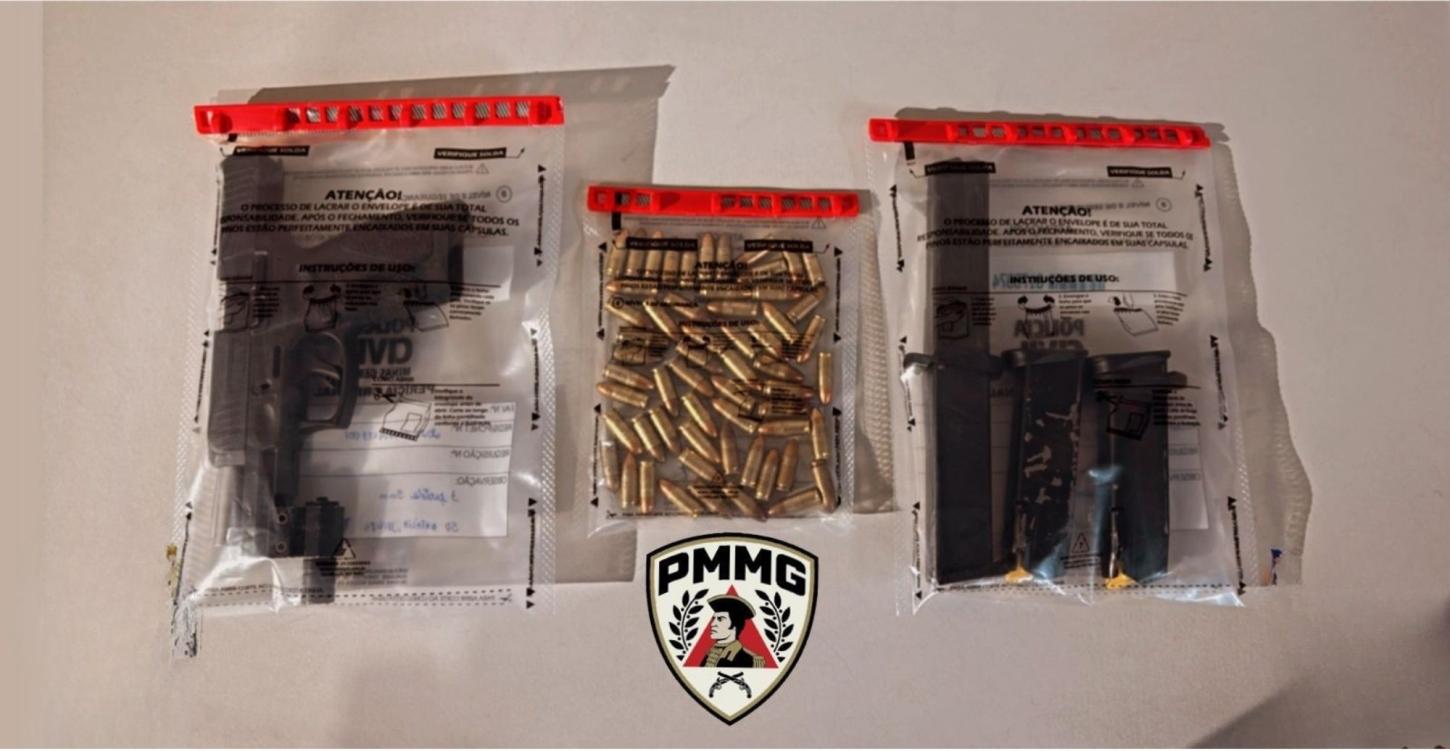 Polícia Militar prende autor por porte ilegal de arma em Ubá