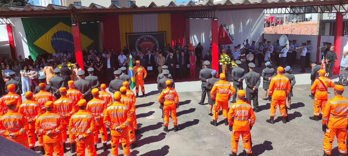 2ª Companhia Independente de Bombeiros Militar celebra 10 anos de elevação em solenidade em Barbacena
