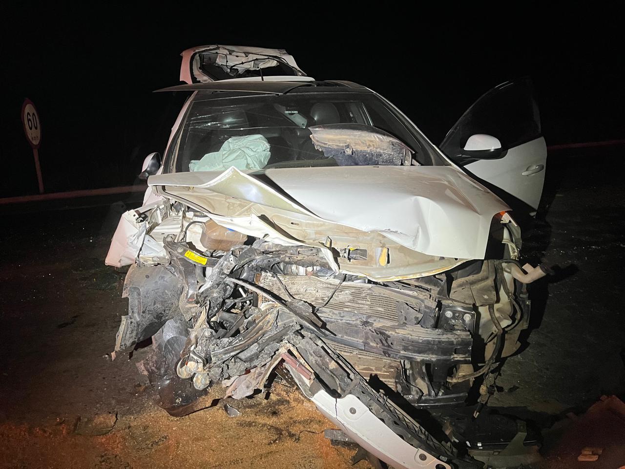 Acidente envolvendo quatro veículos deixa jovem ferido na BR-265 em São João del-Rei