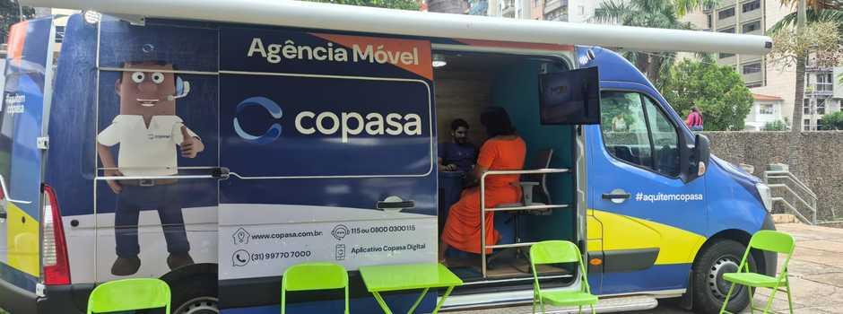 Agência Móvel da Copasa facilita acesso a serviços em Ubá