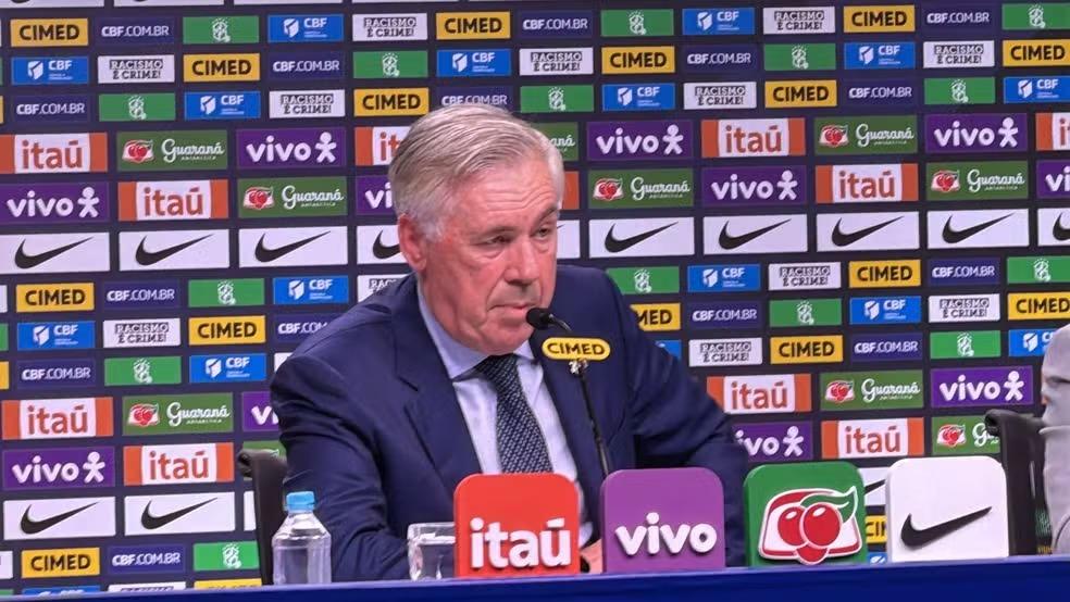 Ancelotti convoca seleção brasileira para jogos das eliminatórias, sem Viny Jr, Rodrygo e Neymar e como grande novidade a primeira convocação de Kaio Jorge