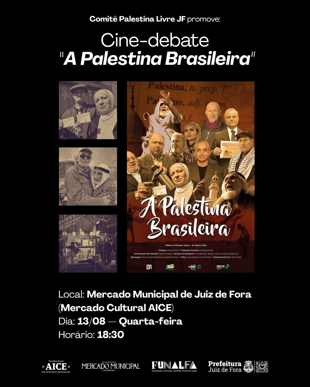 Comitê Palestina Livre/JF exibe filme e promove debate sobre história dos palestinos refugiados no Brasil