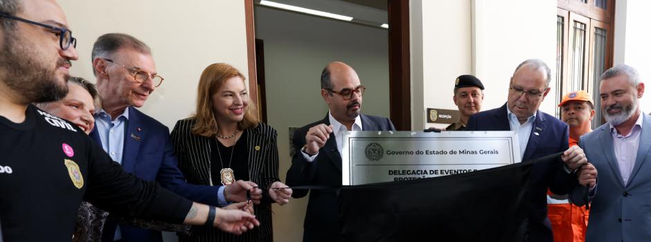 Governo de Minas inaugura nova sede da Delegacia de Eventos e Proteção ao Turista em Belo Horizonte