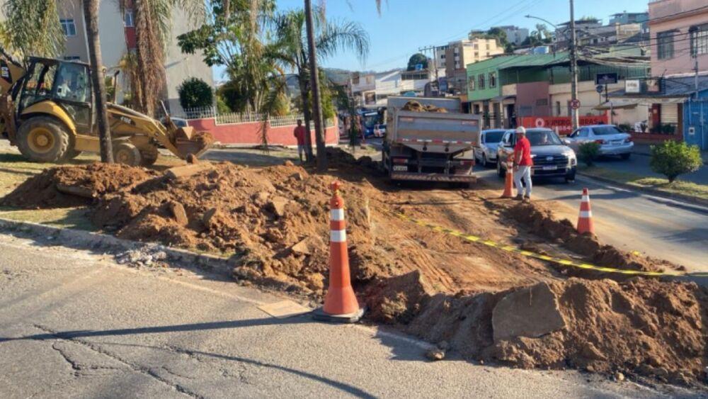Obras na Rua Paracatu causam interdição e alteram trânsito nesta terça-feira, 5