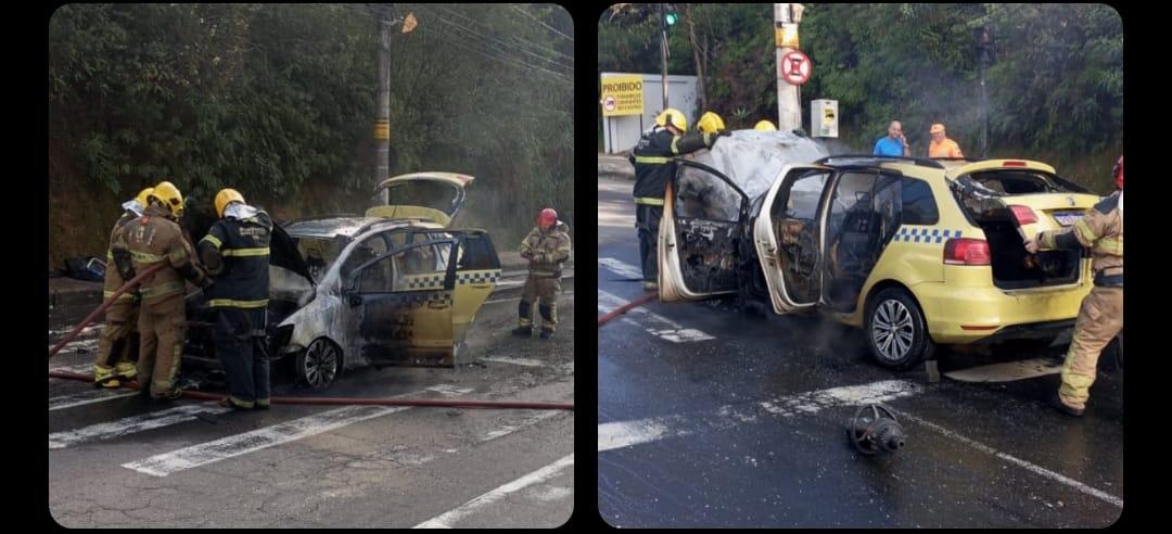 Ocorrências atendidas pelo SAMU em Minas Gerais incluem acidentes graves e incêndio em veículo