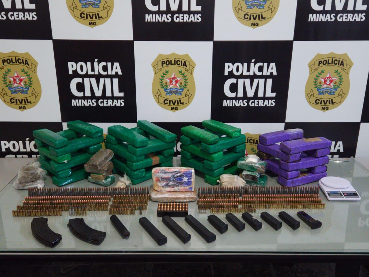 PCMG apreende mais de 500 munições e prende suspeito em operação contra o crime organizado em Ubá
