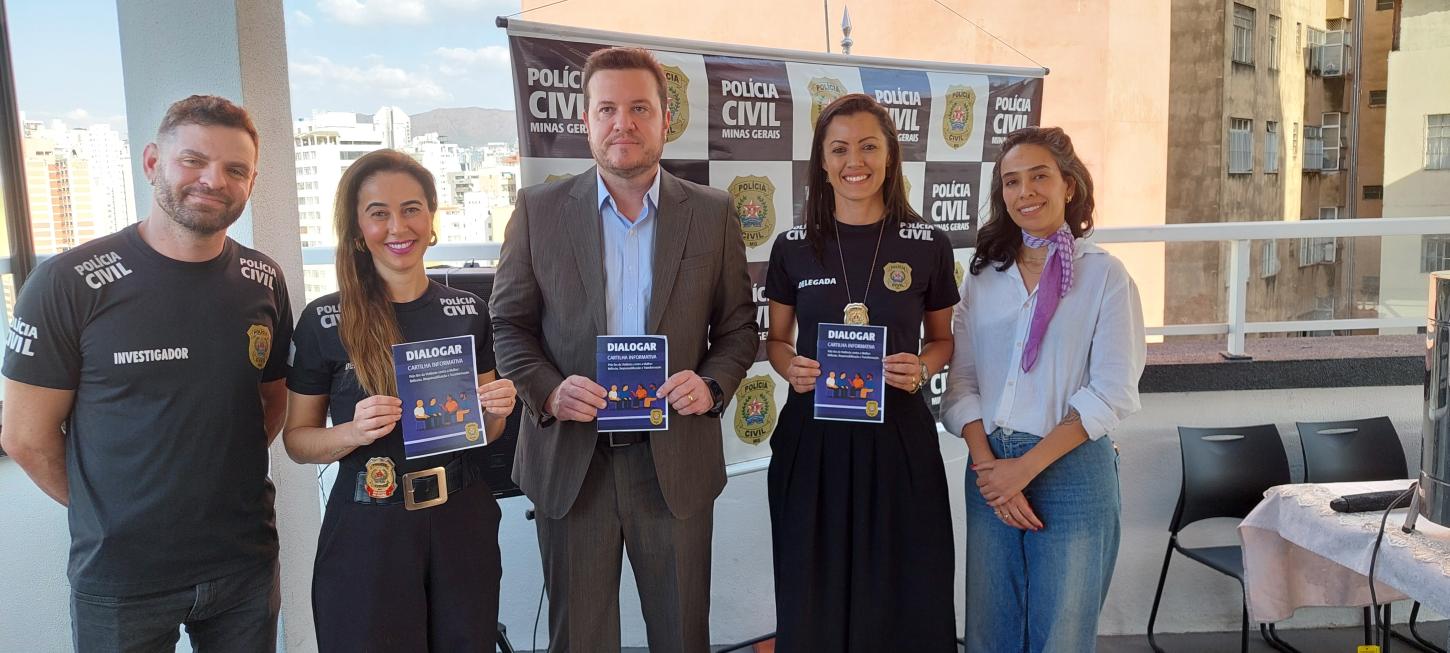 Polícia Civil de Minas lança cartilha do programa Dialogar no Agosto Lilás
