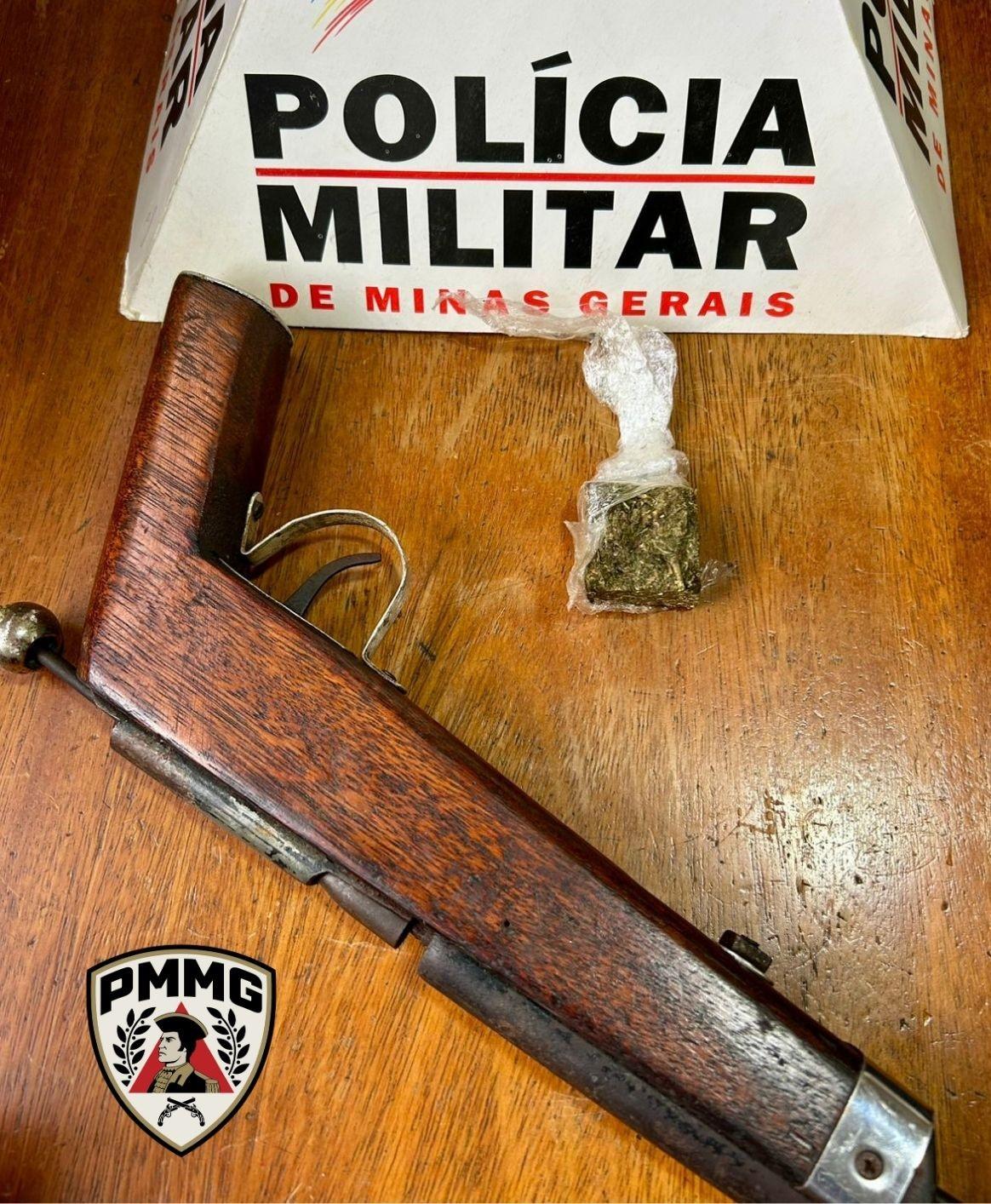 Polícia Militar realiza prisões, apreensões de drogas, arma de fogo e materiais restritos em ações na Zona da Mata mineira