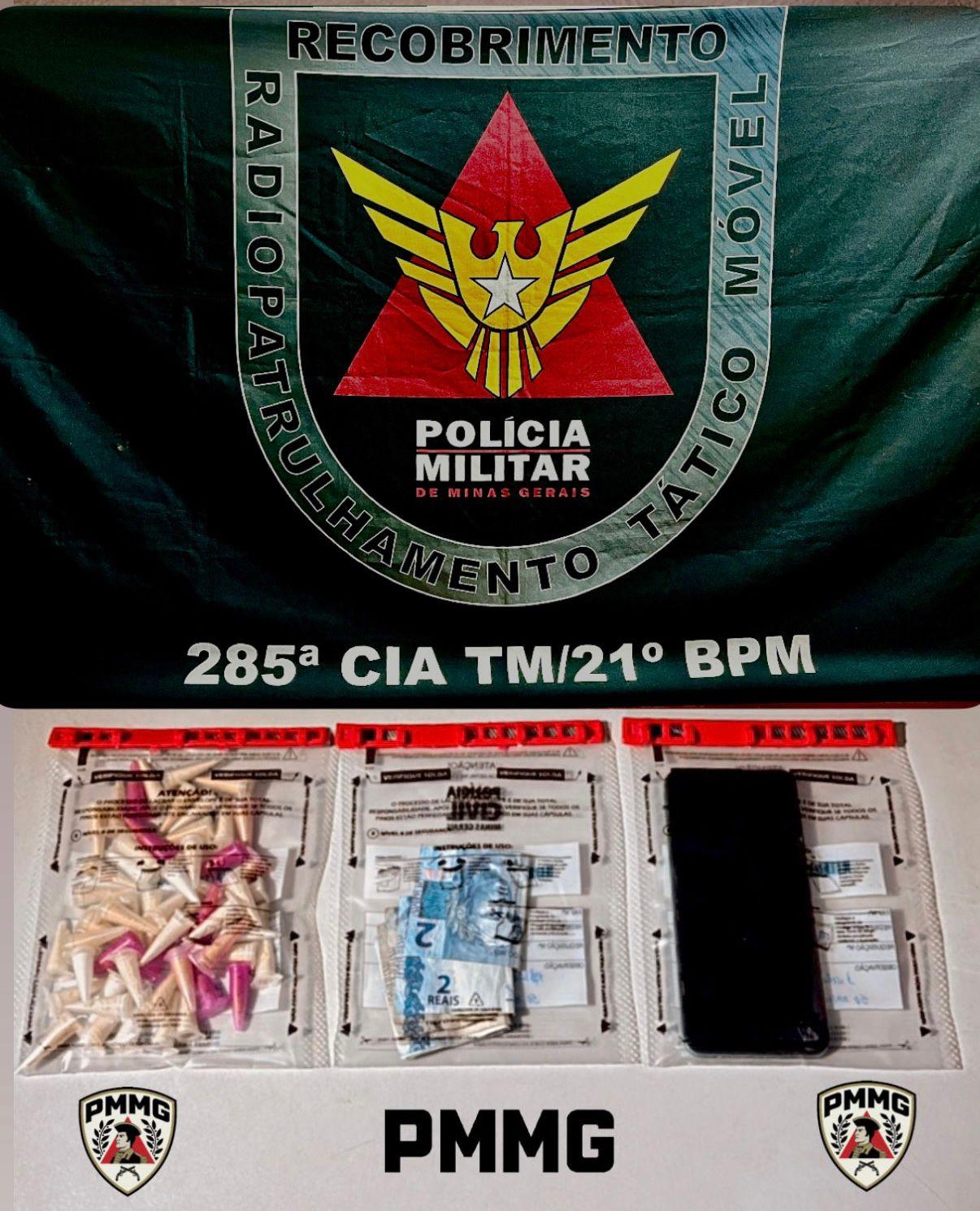 Polícia Militar realiza prisões e apreensão por tráfico de drogas e porte ilegal de munições na Zona da Mata mineira