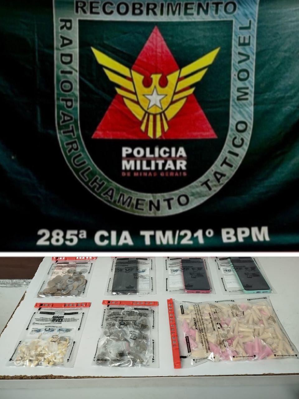 Polícia Militar realiza prisões por tráfico de drogas e captura foragidos da Justiça na Zona da Mata