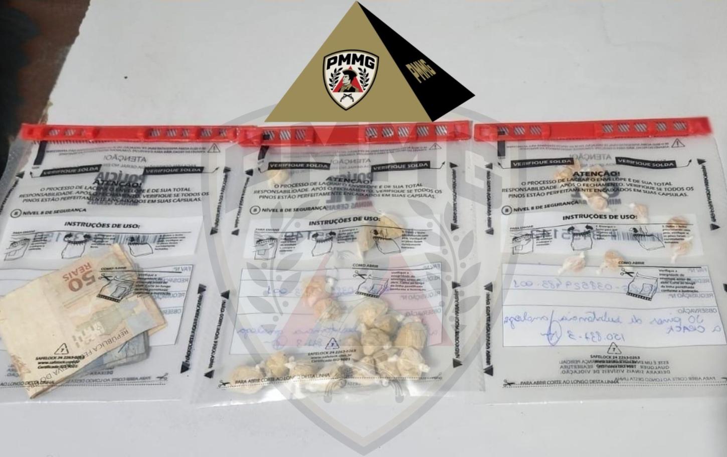 Polícia Militar apreende adolescente de 14 anos por tráfico de drogas em Ubá