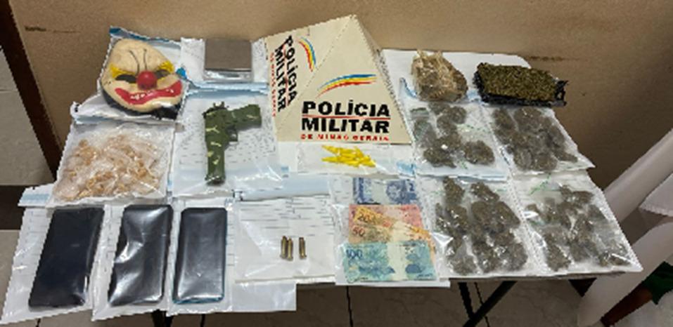 Operações policiais em Minas Gerais prendem foragidos e combatem tráfico de drogas