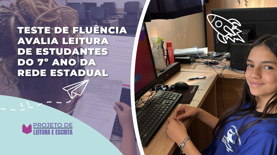 Teste de fluência avalia leitura de 108 mil alunos do 7º ano em Minas Gerais
