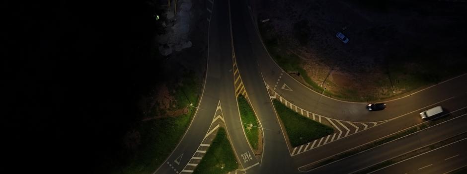 Reforma e iluminação de trevos reduzem acidentes em MG