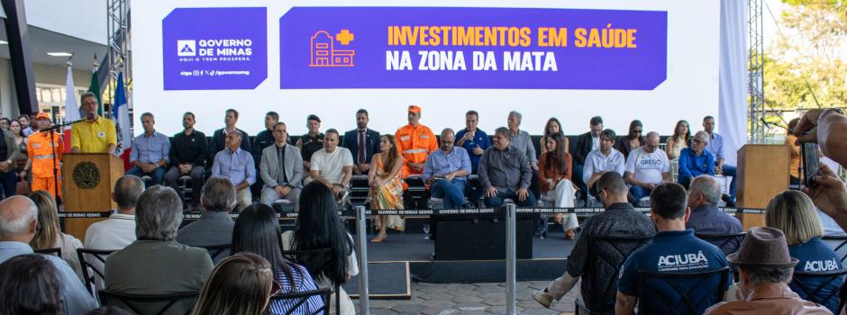 Saúde na Zona da Mata recebe R$ 300 mi