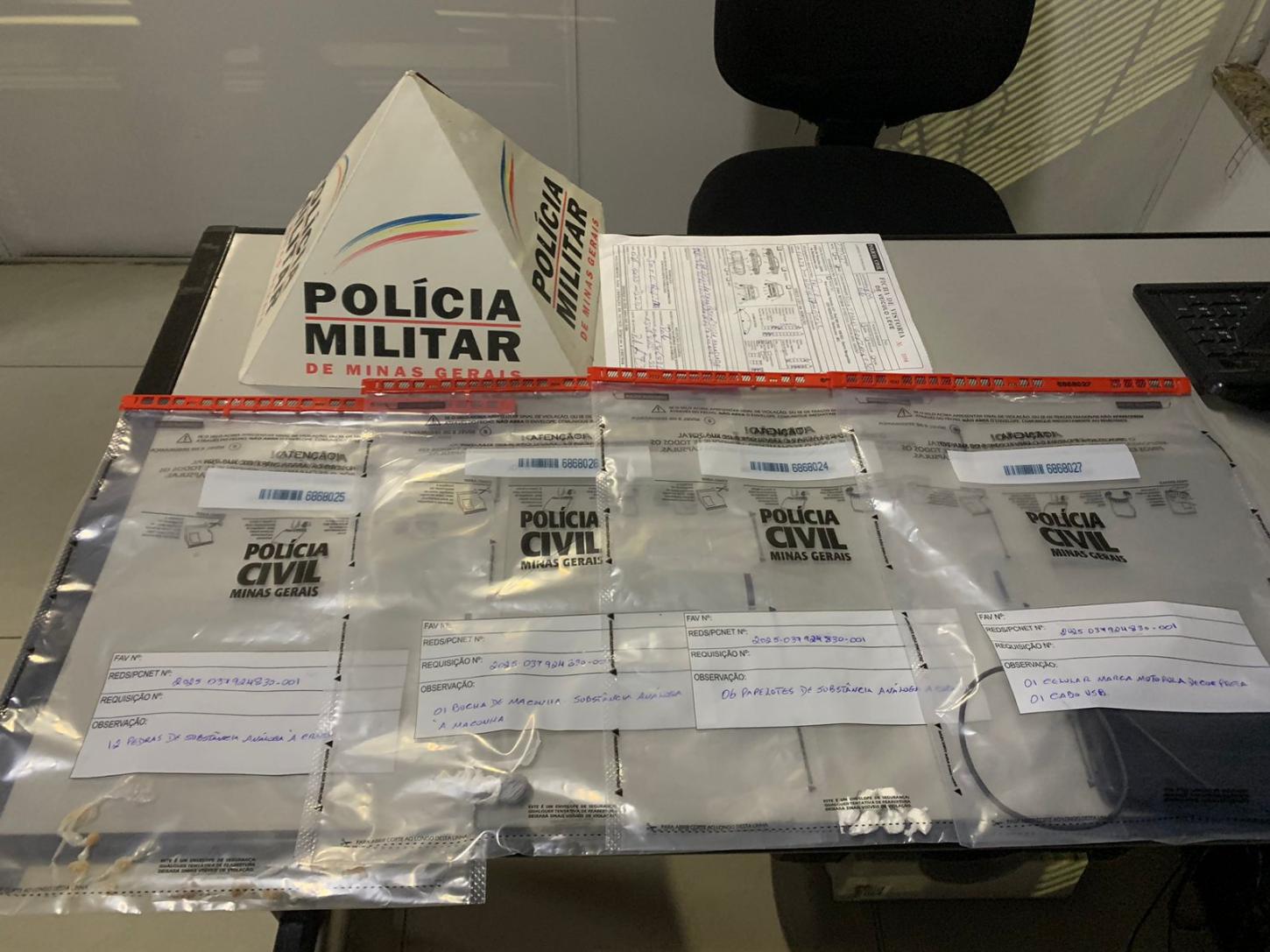 Série de prisões por tráfico de drogas em Barbacena e Santos Dumont