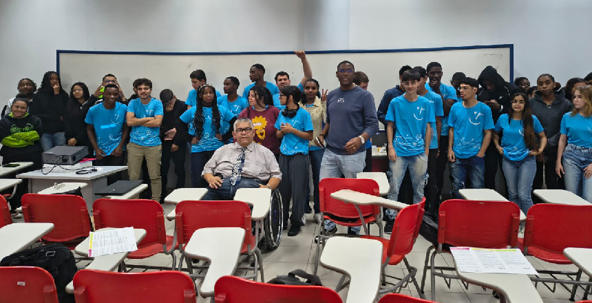 Alunos da Rede Cidadã participam de capacitação em Direitos Humanos com foco na pessoa com deficiência em Juiz de Fora