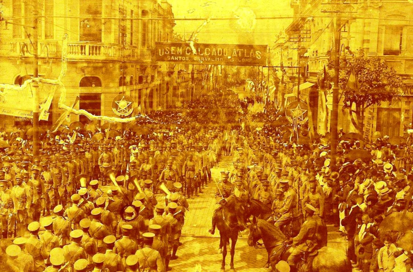 Desfile em comemoração ao primeiro Centenário da Independência,1822/1922