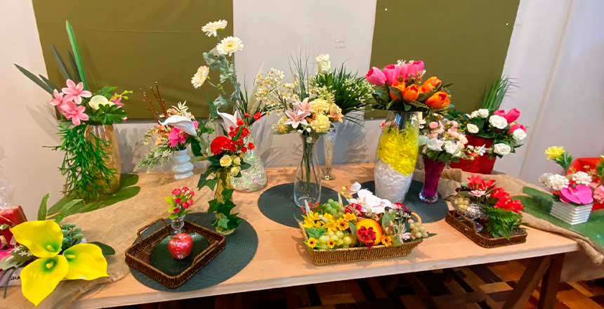 Exposição Estação em Flor no Centro Cultural Dnar Rocha