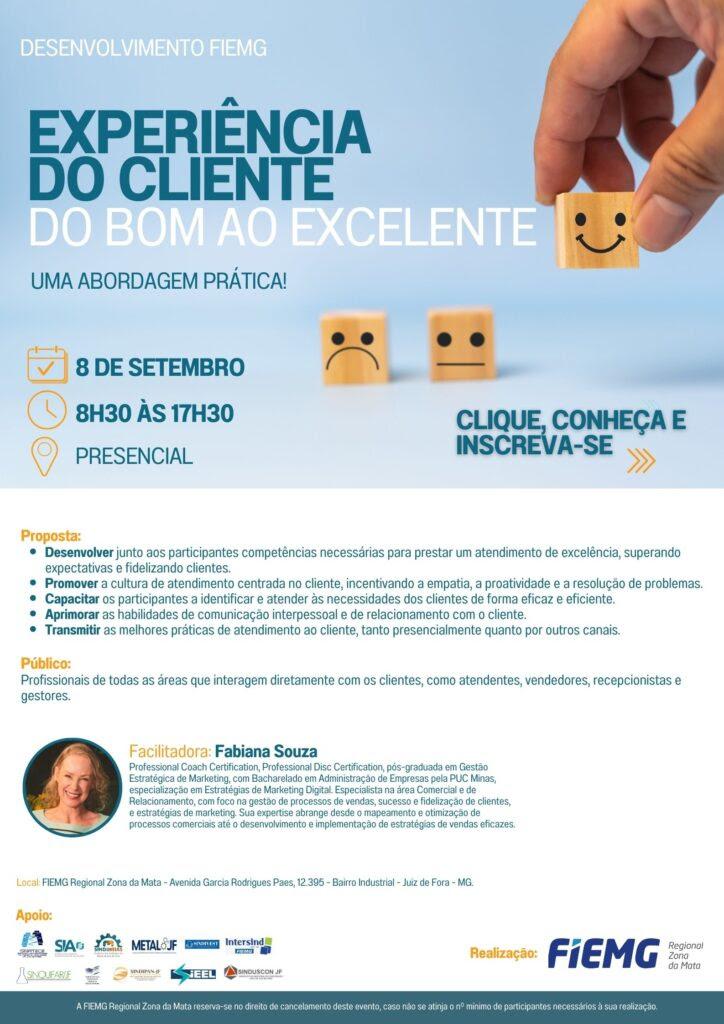 FIEMG Regional ZM oferece treinamento para transformar atendimento em experiências de excelência