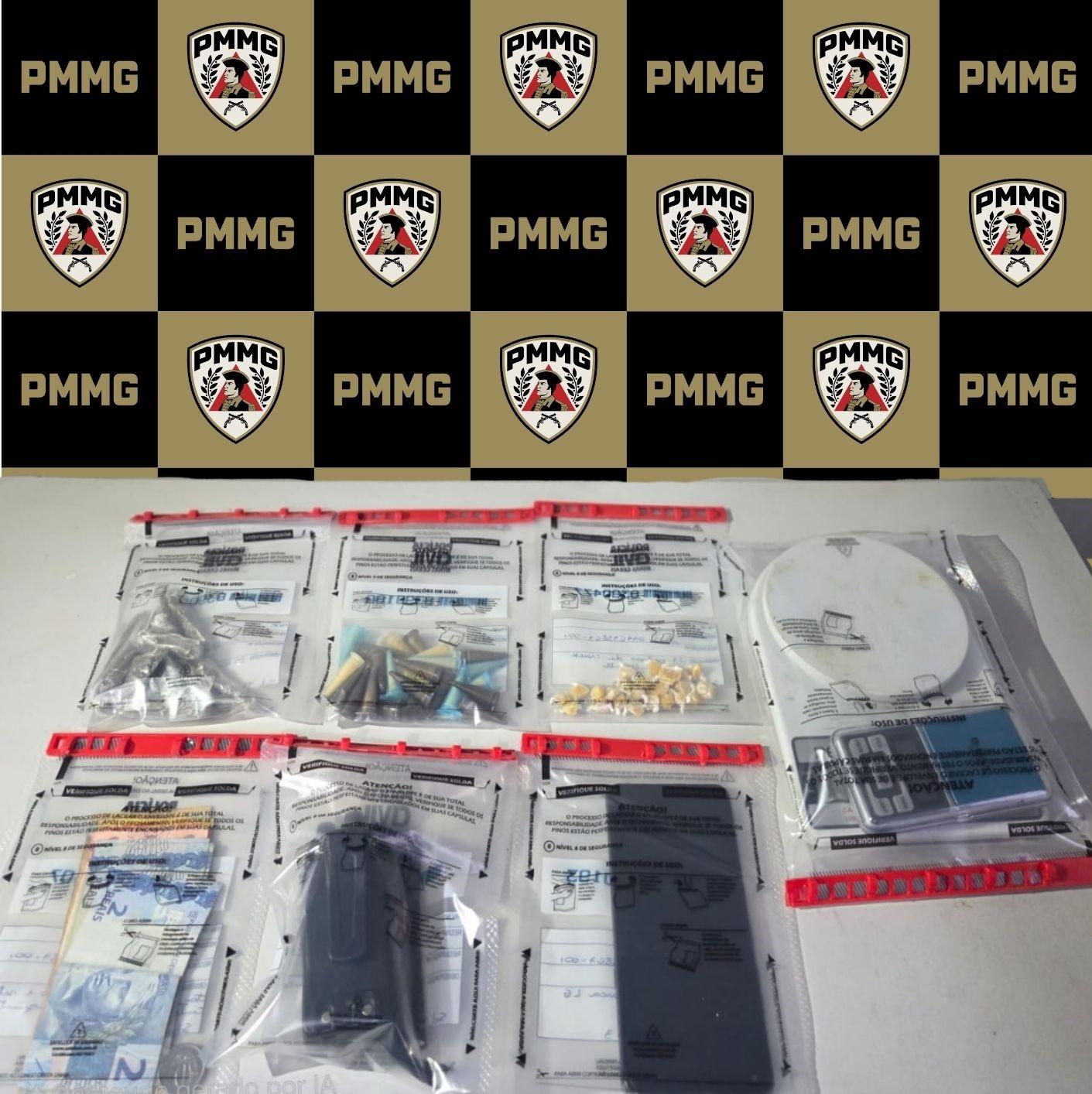 Operação da PM resulta em prisão por tráfico no Pires da Luz, em Ubá