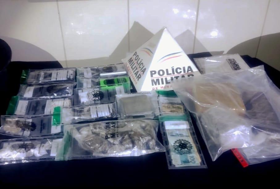 PM de Barbacena registra prisões por drogas, foragido e furtos de veículos