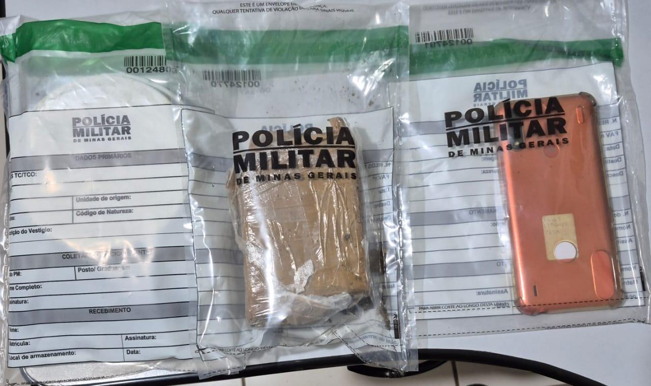 Homem é preso por tráfico de drogas no distrito de São Sebastião de Campolide, em Antônio Carlos
