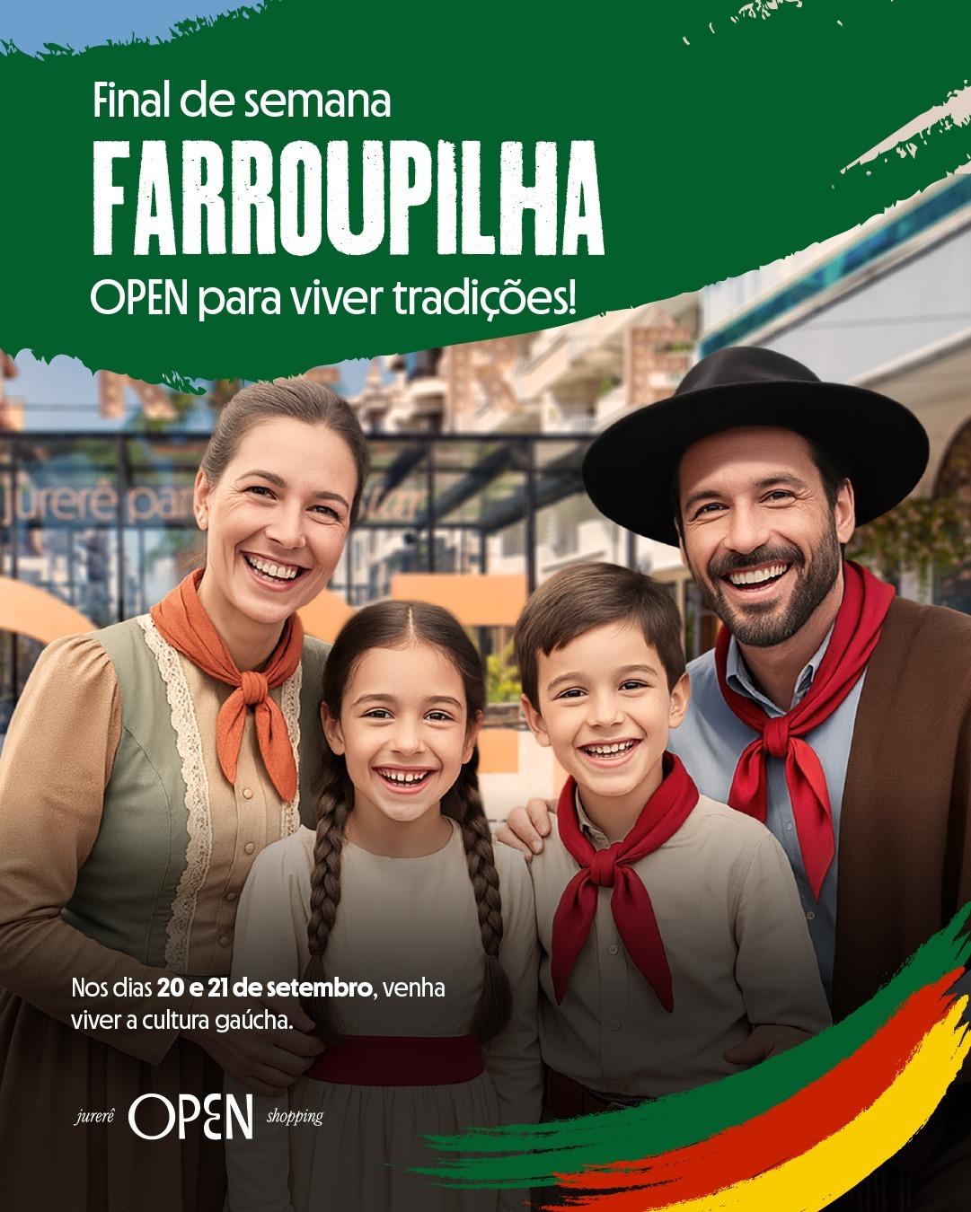 Semana Farroupilha no Jurerê OPEN celebra tradição gaúcha com música e dança 