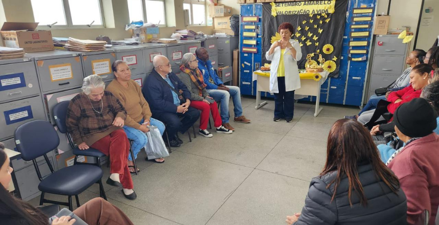 UBS Santa Luzia realiza ações de saúde mental no Setembro Amarelo em Juiz de Fora