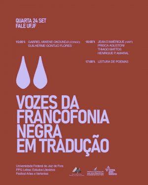UFJF recebe poetas Gabriel Okoundji e Jean D’Amérique em evento sobre vozes da francofonia negra